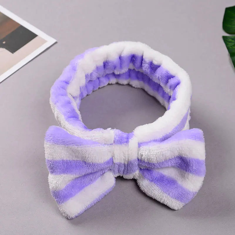 Fleece Striped Headband