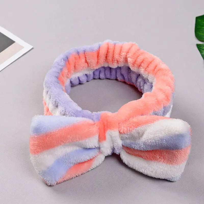 Fleece Striped Headband