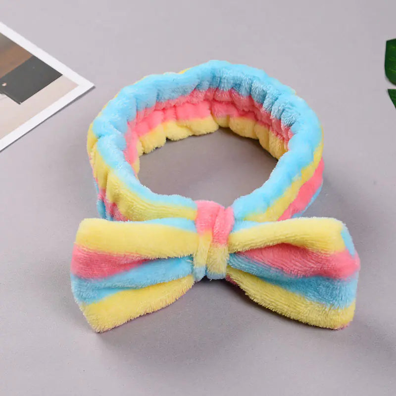 Fleece Striped Headband