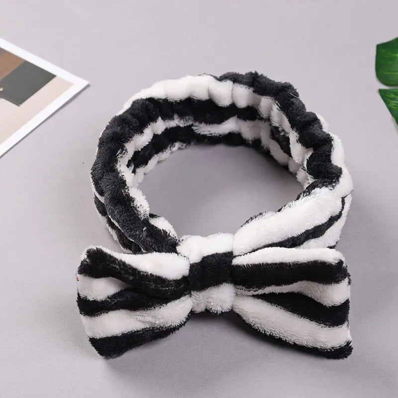Fleece Striped Headband